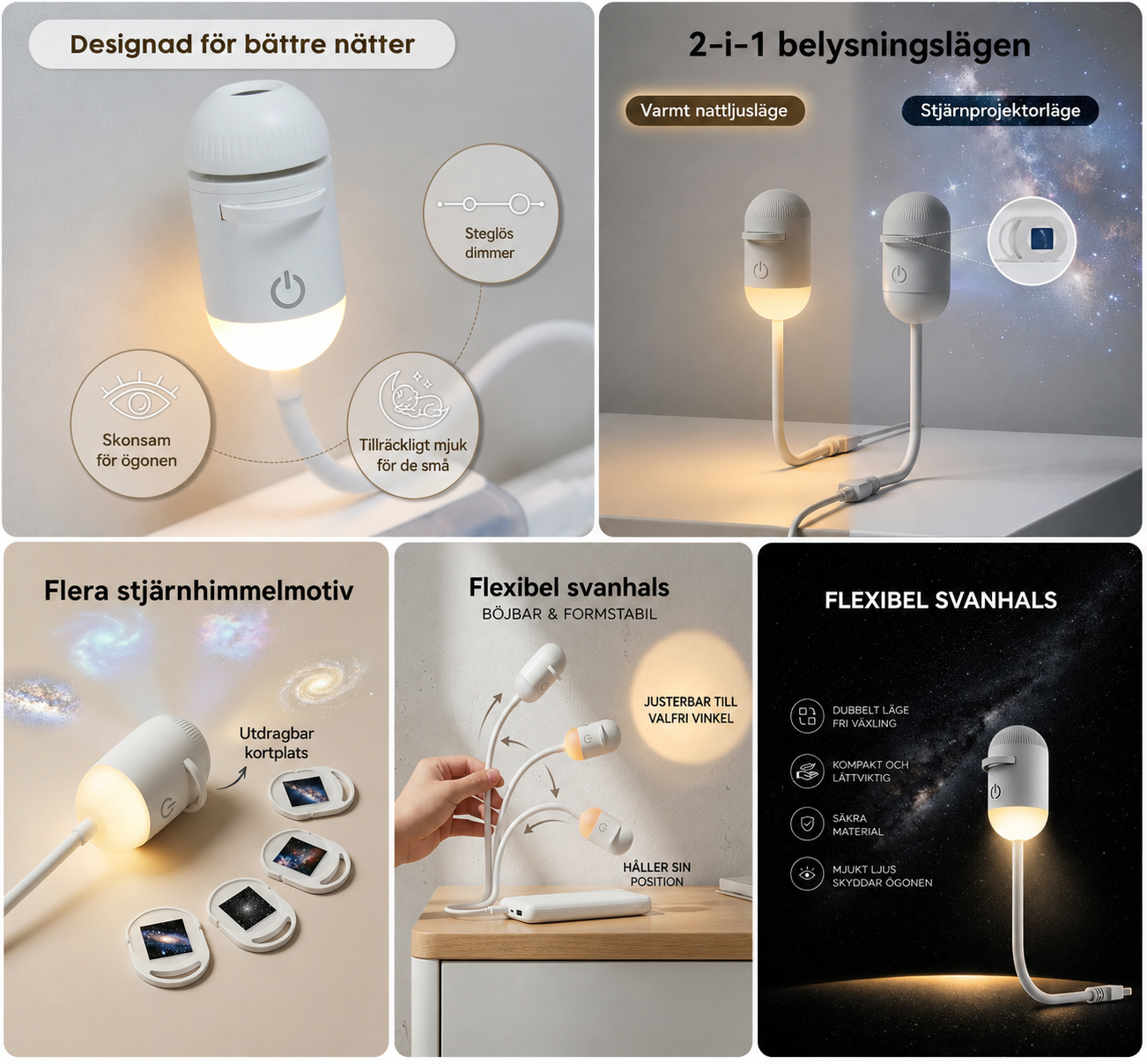 Lumora Dream Projector 399kr  — Förvandla ditt rum till ett universum